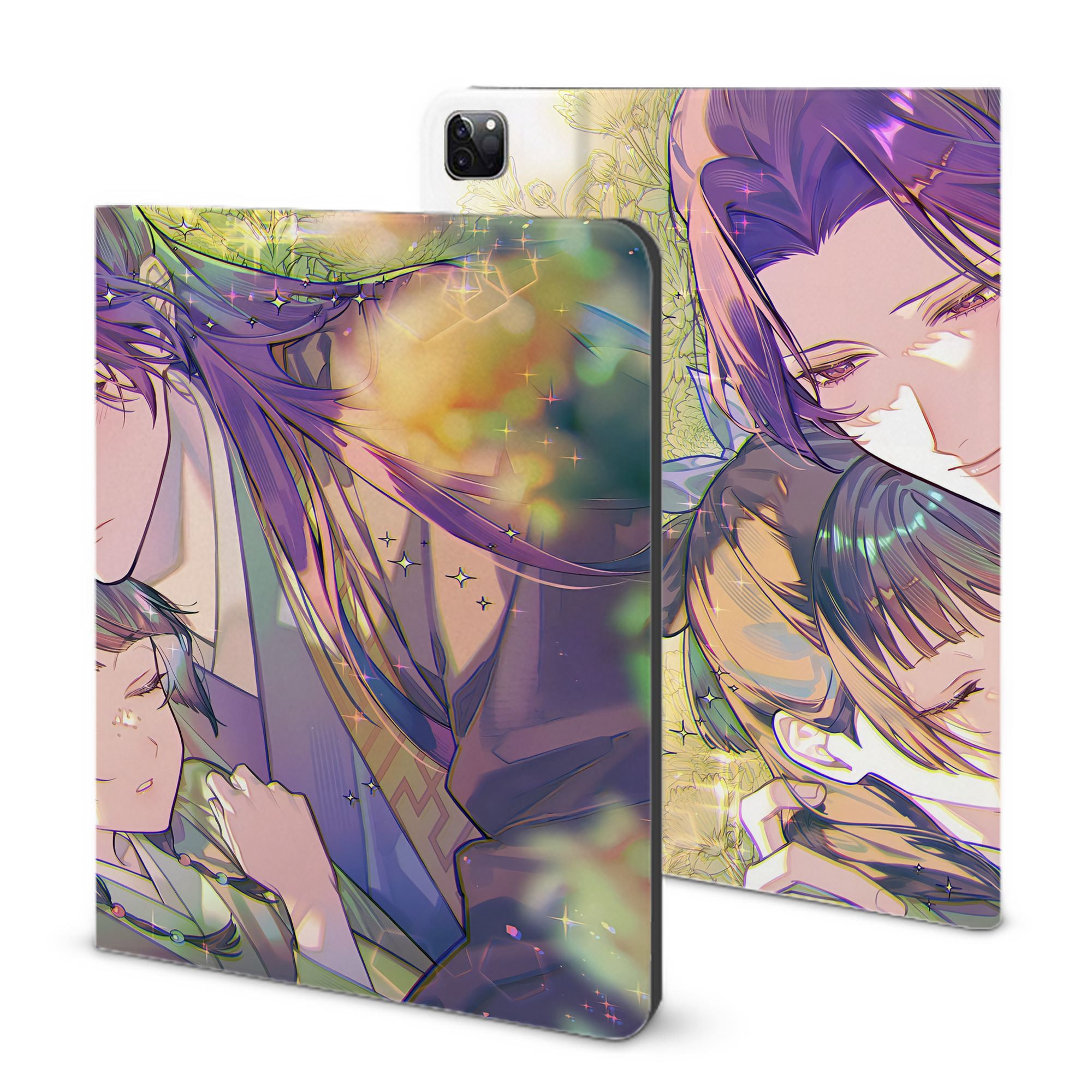 （画像用） 薬屋のひとりごと The Apothecary Diaries IPad ケース ブック型 PUレザー TPU 耐衝撃 軽量 薄型 ペン収納なし 全面保護 IPad 各モデル対応